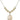 Saint Sebastian Crystal Necklace | 3/4 inch | 6mm Beads _x0014_  14kt Gold Filled