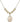 Saint Sebastian Crystal Necklace | 3/4 inch | 6mm Beads _x0014_  14kt Gold Filled