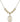 Saint Christopher Crystal Necklace | 3/4 inch | 6mm Beads _x0014_  14kt Gold Filled