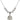 Saint Christopher Crystal Necklace | 3/4 inch | 6mm Beads _x0014_  Sterling Silver