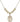 Saint Sebastian Crystal Necklace | 3/4 inch | 6mm Beads _x0014_  14kt Gold Filled