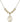 Saint Sebastian Crystal Necklace | 3/4 inch | 6mm Beads _x0014_  14kt Gold Filled