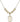 Saint Sebastian Crystal Necklace | 3/4 inch | 6mm Beads _x0014_  14kt Gold Filled