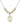 Saint Sebastian Crystal Necklace | 3/4 inch | 6mm Beads _x0014_  14kt Gold Filled