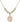 Saint Christopher Crystal Necklace | 3/4 inch | 6mm Beads _x0014_  14kt Gold Filled