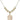Saint Christopher Crystal Necklace | 3/4 inch | 6mm Beads _x0014_  14kt Gold Filled