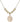 Saint Christopher Crystal Necklace | 3/4 inch | 6mm Beads _x0014_  14kt Gold Filled