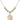 Saint Christopher Crystal Necklace | 3/4 inch | 6mm Beads _x0014_  14kt Gold Filled