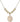 Saint Christopher Crystal Necklace | 3/4 inch | 6mm Beads _x0014_  14kt Gold Filled
