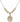 Saint Christopher Crystal Necklace | 3/4 inch | 6mm Beads _x0014_  14kt Gold Filled