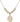 Saint Christopher Crystal Necklace | 3/4 inch | 6mm Beads _x0014_  14kt Gold Filled