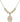 Saint Sebastian Crystal Necklace | 3/4 inch | 6mm Beads _x0014_  14kt Gold Filled
