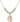 Saint Christopher Crystal Necklace | 3/4 inch | 6mm Beads _x0014_  14kt Gold Filled