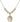 Saint Christopher Crystal Necklace | 3/4 inch | 6mm Beads _x0014_  14kt Gold Filled