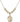Saint Vincent Ferrer Crystal Necklace | 3/4 inch | 6mm Beads _x0014_  14kt Gold Filled