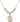 Our Lady of Fatima Crystal Necklace | 3/4 inch | 6mm Beads _x0014_  14kt Gold Filled