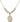 Saint Maria Goretti Crystal Necklace | 3/4 inch | 6mm Beads _x0014_  14kt Gold Filled