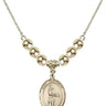 Saint Petronille Crystal Necklace | 3/4 inch | 6mm Beads _x0014_  14kt Gold Filled