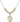 Saint Ignatius of Loyola Crystal Necklace | 3/4 inch | 6mm Beads _x0014_  14kt Gold Filled