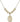 Saint Gertrude of Nivelles Crystal Necklace | 3/4 inch | 6mm Beads _x0014_  14kt Gold Filled