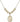 Saint Alphonsus Crystal Necklace | 3/4 inch | 6mm Beads _x0014_  14kt Gold Filled