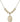 Saint Aloysius Gonzaga Crystal Necklace | 3/4 inch | 6mm Beads _x0014_  14kt Gold Filled