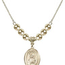 Saint Lillian Crystal Necklace | 3/4 inch | 6mm Beads _x0014_  14kt Gold Filled