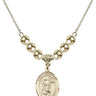 Saint Stephanie Crystal Necklace | 3/4 inch | 6mm Beads _x0014_  14kt Gold Filled