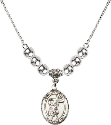 Saint Stephanie Crystal Necklace | 3/4 inch | 6mm Beads | N32-8228