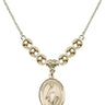 Our Lady of Lebanon Crystal Necklace | 3/4 inch | 6mm Beads _x0014_  14kt Gold Filled
