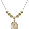 Our Lady of Hope Crystal Necklace | 3/4 inch | 6mm Beads _x0014_  14kt Gold Filled