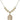 Cross Crystal Necklace | 3/4 inch | 6mm Beads _x0014_  14kt Gold Filled