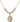 Cross Crystal Necklace | 3/4 inch | 6mm Beads _x0014_  14kt Gold Filled