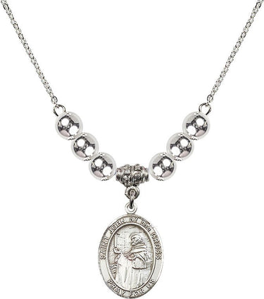 Saint John of the Cross Crystal Necklace | 3/4 inch | 6mm Beads