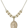 San Juan de la Cruz Crystal Necklace | 3/4 inch | 6mm Beads _x0014_  14kt Gold Filled