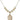 Saint Bernard of Clairvaux Crystal Necklace | 3/4 inch | 6mm Beads _x0014_  14kt Gold Filled