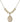 Saint Bernard of Clairvaux Crystal Necklace | 3/4 inch | 6mm Beads _x0014_  14kt Gold Filled