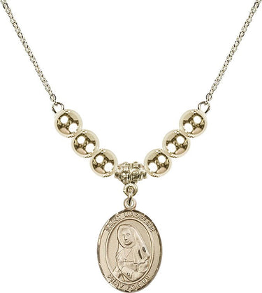 Saint Madeline Sophie Barat Crystal Necklace | 3/4 inch | 6mm Beads | N32-8236