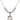 Saint Madeline Sophie Barat Crystal Necklace | 3/4 inch | 6mm Beads _x0014_  Sterling Silver