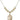 Cross Crystal Necklace | 3/4 inch | 6mm Beads _x0014_  14kt Gold Filled