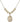 Saint Placidus Crystal Necklace | 3/4 inch | 6mm Beads _x0014_  14kt Gold Filled