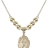Our Lady of All Nations Crystal Necklace | 3/4 inch | 6mm Beads _x0014_  14kt Gold Filled