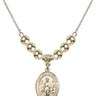 Our Lady of Knock Crystal Necklace | 3/4 inch | 6mm Beads _x0014_  14kt Gold Filled