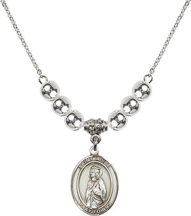 Saint Alice Crystal Necklace | 3/4 inch | 6mm Beads | N32-8248
