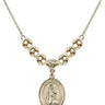 Saint Rachel Crystal Necklace | 3/4 inch | 6mm Beads _x0014_  14kt Gold Filled