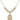 Saint Aaron Crystal Necklace | 3/4 inch | 6mm Beads _x0014_  14kt Gold Filled