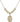 Saint Aaron Crystal Necklace | 3/4 inch | 6mm Beads _x0014_  14kt Gold Filled