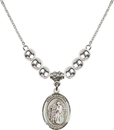 Saint Aaron Crystal Necklace | 3/4 inch | 6mm Beads | N32-8254