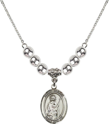 Saint Grace Crystal Necklace | 3/4 inch | 6mm Beads | N32-8255