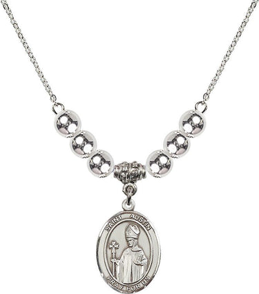 Saint Austin Crystal Necklace | 3/4 inch | 6mm Beads | N32-8256